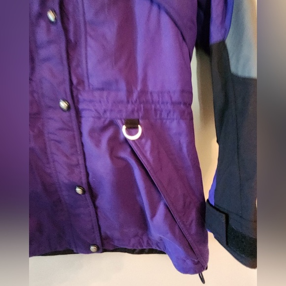 The North Face Jacket Womens 6 Vintage 90s Purple Black Extreme Gear Ski Tech - Picture 2 of 8